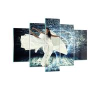 Quadro su Vetro 150x100cm Balletto acrobatica donna sport Stampe Moderni Murale