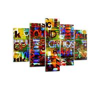 Quadro su Vetro 150x100cm Parole carta da parati moderno Stampe Moderni Murale