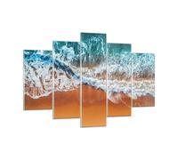 Quadro su Vetro 150x100cm Sabbia acqua spiaggia Stampe Immagini Moderni Murale