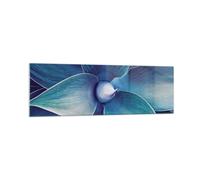 Quadro su Vetro 160x50cm Agave blu fiore Stampe Immagini Quadri Moderni Murale