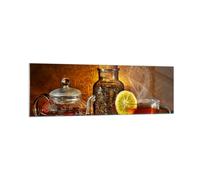 Quadro su Vetro 160x50cm Asia tè sapore salute Stampe Immagini Moderni Murale