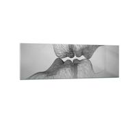 Quadro su Vetro 160x50cm Bacio amore coppia Stampe Immagini Moderni Murale