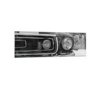 Quadro su Vetro 160x50cm Ford Mustang Mach Stampe Immagini Quadri Moderni Murale