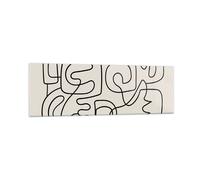 Quadro su Vetro 160x50cm Linea figure forme Stampe Immagini Moderni Murale