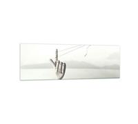 Quadro su Vetro 160x50cm Moderno Mano Aquilone Stampe Immagini Moderni Murale