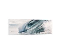 Quadro su Vetro 160x50cm Onda mare oceano Stampe Immagini Quadri Moderni Murale