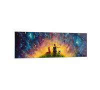Quadro su Vetro 160x50cm uomo natura Stampe Immagini Quadri Moderni Murale