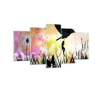 Quadro su Vetro 160x85cm artistica carattere nuvola fiore Stampe Moderni Murale