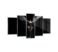 Quadro su Vetro 160x85cm Fotografia danza ali Stampe Immagini Moderni Murale
