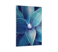 Quadro su Vetro 50x70cm Agave blu fiore Stampe Immagini Quadri Moderni Murale