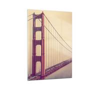Quadro su Vetro 50x70cm Bridge autostrada infrastrutture Stampe Moderni Murale