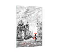 Quadro su Vetro 50x70cm Cattedrale Berlino amanti Stampe Immagini Moderni Murale