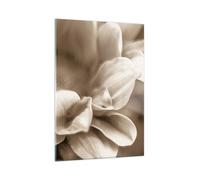 Quadro su Vetro 50x70cm Fiori Boho Senza Stampe Immagini Quadri Moderni Murale