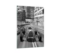 Quadro su Vetro 50x70cm Formula 1 retrò Stampe Immagini Quadri Moderni Murale