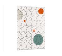 Quadro su Vetro 50x70cm Ruote Minimalismo Delicato Stampe Moderni Murale