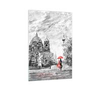 Quadro su Vetro 70x100cm Cattedrale Berlino amanti Stampe Moderni Murale