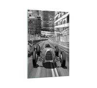 Quadro su Vetro 70x100cm Formula 1 retrò Stampe Immagini Quadri Moderni Murale