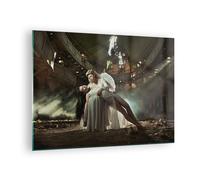 Quadro su Vetro 70x50cm Angeli donna teatro opera Stampe Immagini Moderni Murale