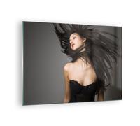 Quadro su Vetro 70x50cm Bellezza moda modello proposta Stampe Moderni Murale