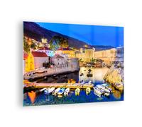 Quadro su Vetro 70x50cm Croazia Dubrovnik centro storico fortezza Stampe Murale
