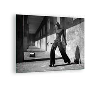 Quadro su Vetro 70x50cm Fotografia Moda Donna Stampe Immagini Moderni Murale