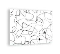 Quadro su Vetro 70x50cm Linea niente modello Stampe Immagini Moderni Murale