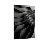 Quadro su Vetro 80x120cm 3D Labirinto Moderno Stampe Immagini Moderni Murale
