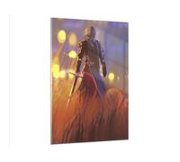 Quadro su Vetro 80x120cm guerriero spada Stampe Immagini Quadri Moderni Murale