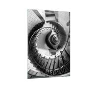 Quadro su Vetro 80x120cm Scale Spirale Prospettiva Stampe Moderni Murale