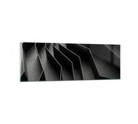 Quadro su Vetro 90x30cm 3D Labirinto Moderno Stampe Immagini Moderni Murale