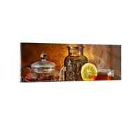 Quadro su Vetro 90x30cm Asia tè sapore salute Stampe Immagini Moderni Murale