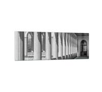 Quadro su Vetro 90x30cm Colonne Architettura Classico Stampe Moderni Murale