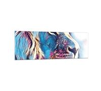Quadro su Vetro 90x30cm Leone criniera fiaba Stampe Immagini Moderni Murale