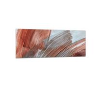 Quadro su Vetro Pezzo Caos Minimalismo Stampe da Parete in Vetro 140x50cm Quadri Moderni Soggiorno Camera da Letto Cucina 1 pezzo Grandi XXL Decorazione Murale Wall Art Grafica Immagini GAB140x50-5973