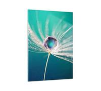 Quadro su Vetro Verticale 50x70cm Stampe da Parete pianta natura Piccoli Decorazione Murale Camera da Letto Cucina 1 pezzo Quadri Moderni Soggiorno Grafica Immagini Wall Art GPA50x70-3991