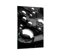 Quadro su Vetro Verticale 70x100cm Stampe da Parete Cromo metallo riflessione Grandi Decorazione Murale Camera da Letto Cucina 1 pezzo Quadri Moderni Soggiorno Grafica Immagini Wall Art GPA70x100-2525