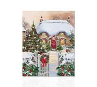 Quadro tema natalizio per arredo casa soggiorno Stampa su tela gia da appendere