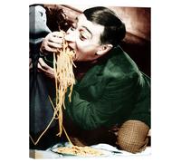 quadro toto' Stampa su tela Canvas effetto dipinto