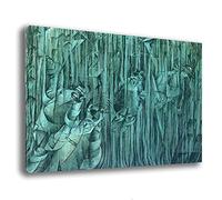 Quadro UMBERTO BOCCIONI Those Who Stay - RIPRODUZIONE STAMPA SU TELA Quadri Moderni Moderno Arte Astratto Cucina Soggiorno Camera da letto printerland.it (70x100 cm)