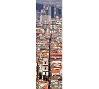 Quadro Veduta Napoli Spaccanapoli Stampa su Mdf o Tela Swarovski Pannello