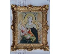 Quadro Vergine Maria E Gesù Immagine con Telaio 56x46 CM Religiosa Immagini 18