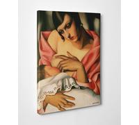 Quadro Vernice Pennellate Tamara de Lempicka Maternità Stampa su Tela Canvas