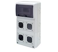 QUADRO VUOTO PER 4 PRESE INDUSTRIALI
