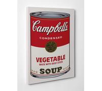 Quadro Warhol Campbell’s Soup Can Stampa su Tela Canvas Vernice pennellate