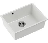 Quadron Alec lavello graniteq 53.5x40 cm bianco HQA5340BIK