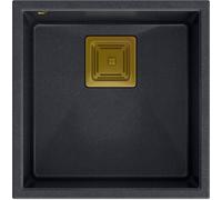 Quadron David lavello graniteq 42x42 cm nero HQD4242U8-G1
