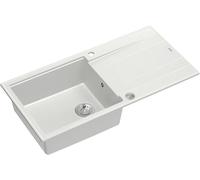 Quadron Evan lavello graniteq 100x50 cm bianco HCQE10050U1_BS_P2O