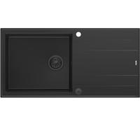 Quadron Evan lavello graniteq 100x50 cm nero HCQE10050U7_BLM_P2O