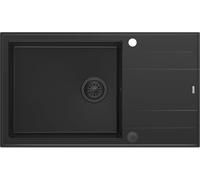 Quadron Evan lavello graniteq 86x50 cm nero HCQE58650U7_BLM_P2O