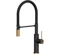 Quadron Gemma rubinetto da cucina verticale nero-rame 3623501_BLMPVDC1